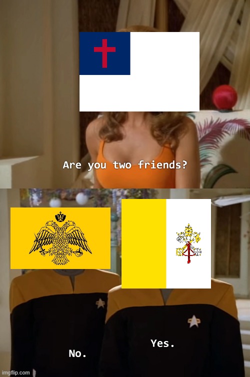 is this meme okay? | image tagged in are you two friends | made w/ Imgflip meme maker