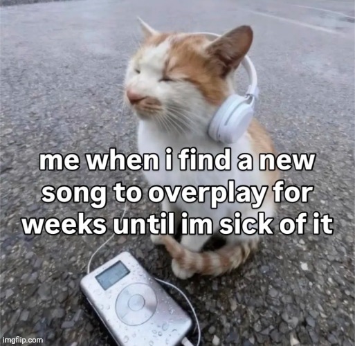 A new song to overplay | image tagged in song,songs,repost,reposts,memes,overplay | made w/ Imgflip meme maker