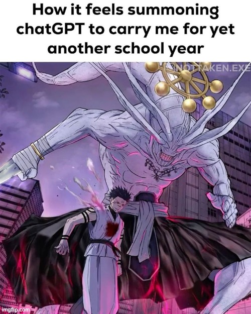 image tagged in memes,funny,jjk,relatable,chatgpt | made w/ Imgflip meme maker