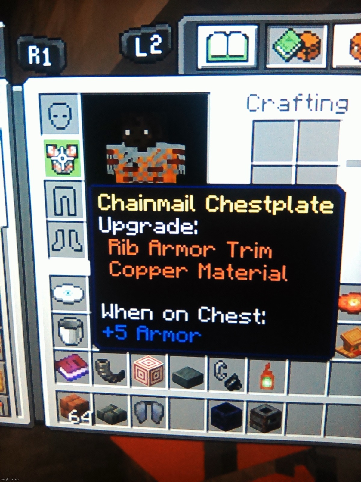 Yo Chat did you know you can trim chainmail armor? Cuz I didn't and it's gonna make an excellent "robe" for my temple lol | made w/ Imgflip meme maker