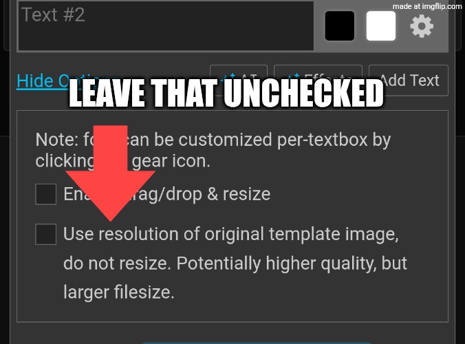 LEAVE THAT UNCHECKED | made w/ Imgflip meme maker