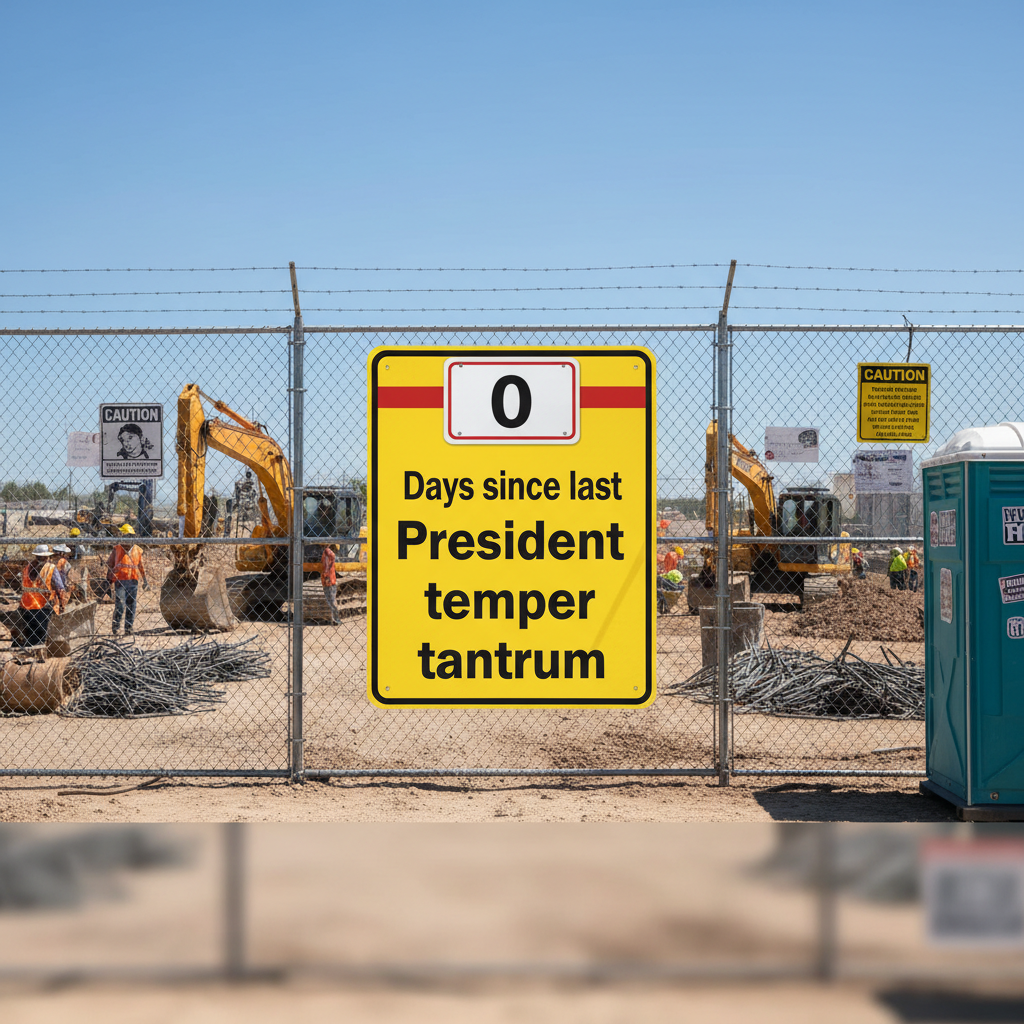 President Temper Tantrum Blank Meme Template