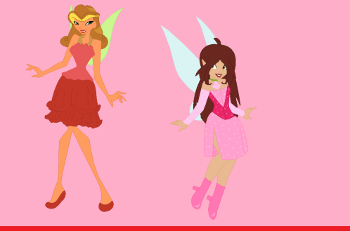 Switch Outfits Rosetta and Flora Blank Meme Template