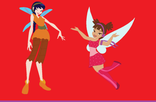 Switch Outfits Musa and Fawn Blank Meme Template