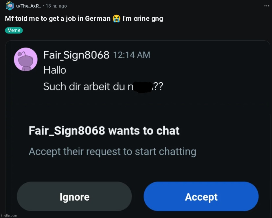 made w/ Imgflip meme maker