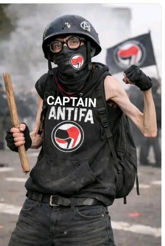 Captain Antifa Blank Meme Template