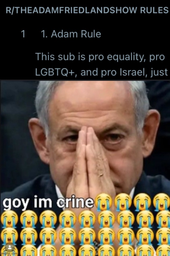 image tagged in goy im crine | made w/ Imgflip meme maker