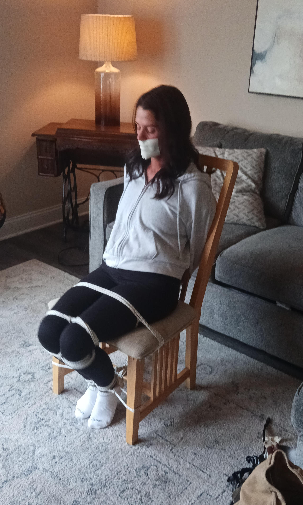 Tied up Blank Meme Template