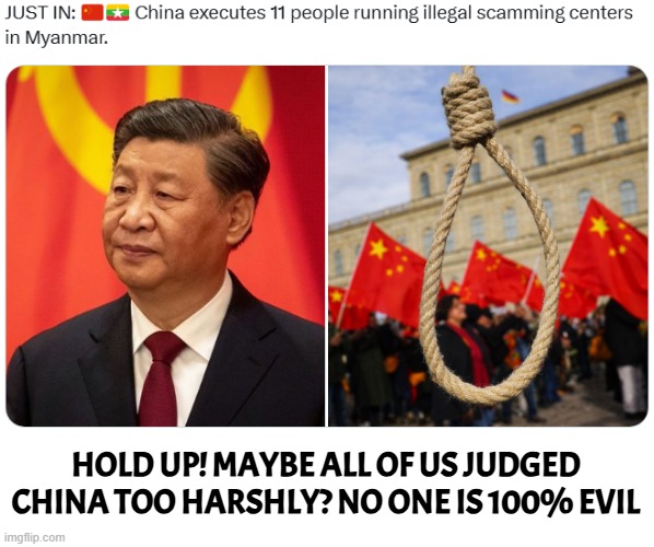 Maybe we can take a page from China's book for our elected officials | HOLD UP! MAYBE ALL OF US JUDGED CHINA TOO HARSHLY? NO ONE IS 100% EVIL | image tagged in china,us government,execution,treason,traitor,stock market | made w/ Imgflip meme maker