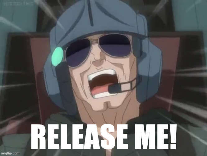 RELEASE ME! | made w/ Imgflip meme maker