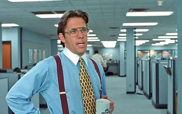 Bill Lumbergh - Office Space mmmkay? Blank Meme Template