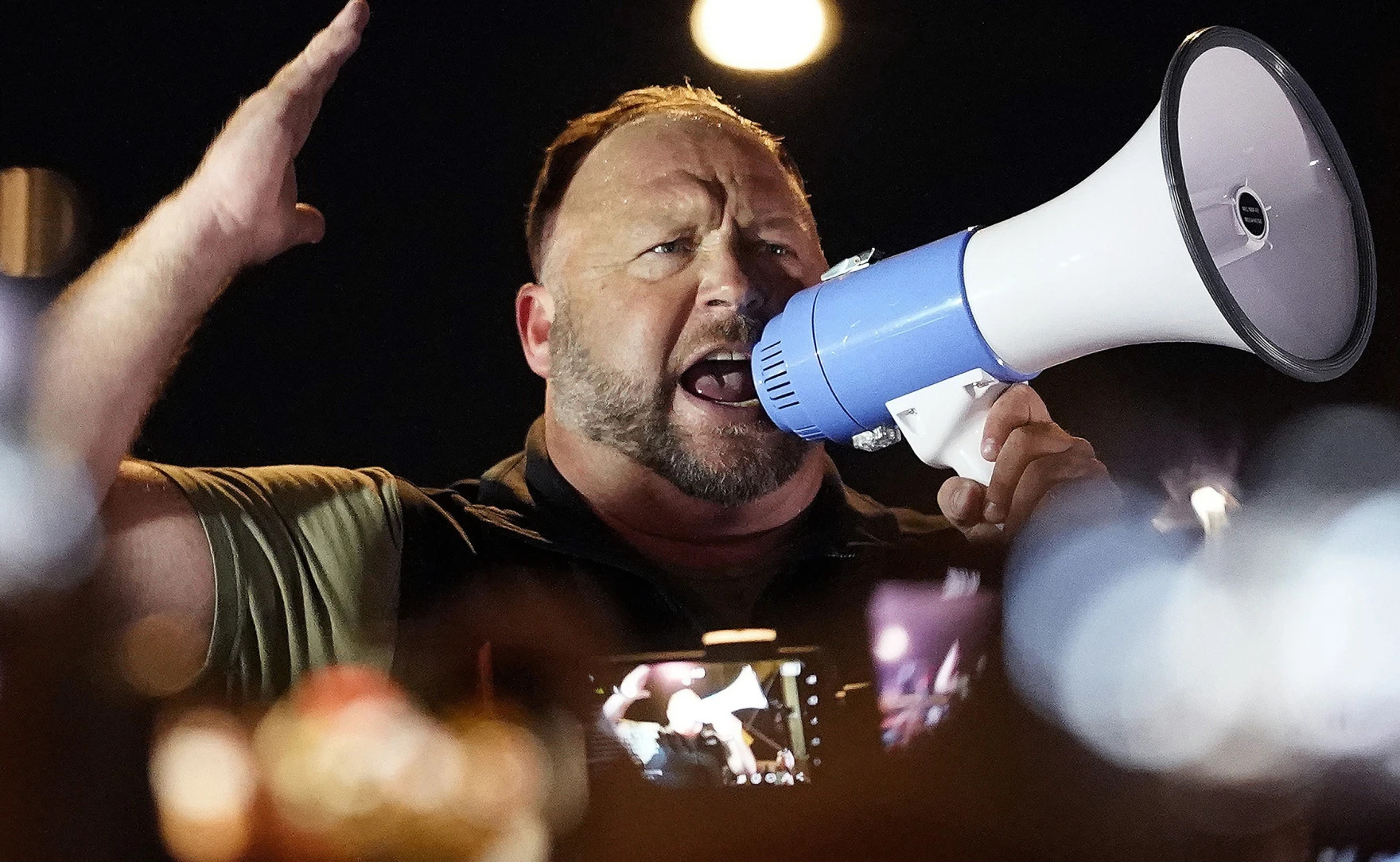 Alex Jones Conspiracy Theorist Theory Nutjob MAGA whacko Blank Meme Template