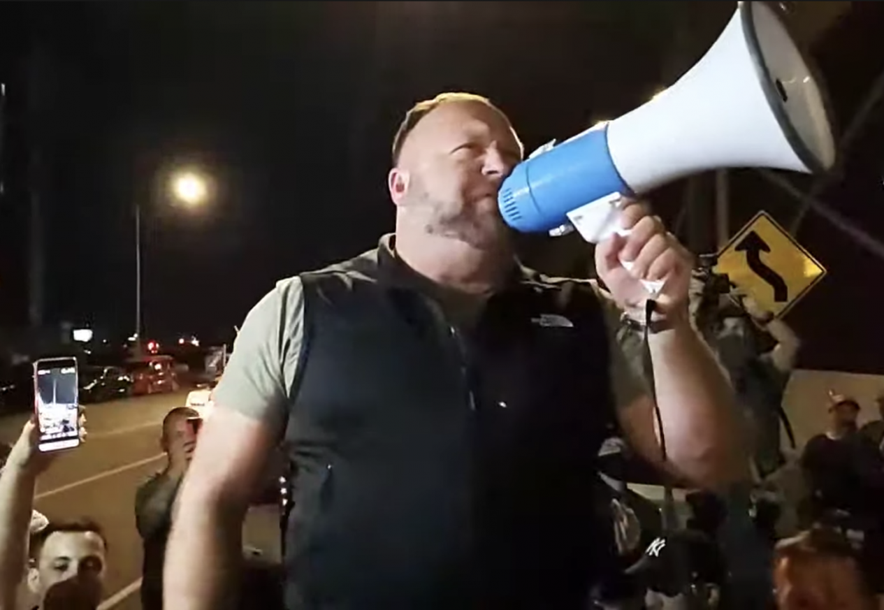 Alex Jones Conspiracy Theorist Theory Nutjob MAGA whacko Blank Meme Template