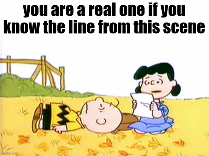 you are a real one if you know the line from this scene | made w/ Imgflip meme maker
