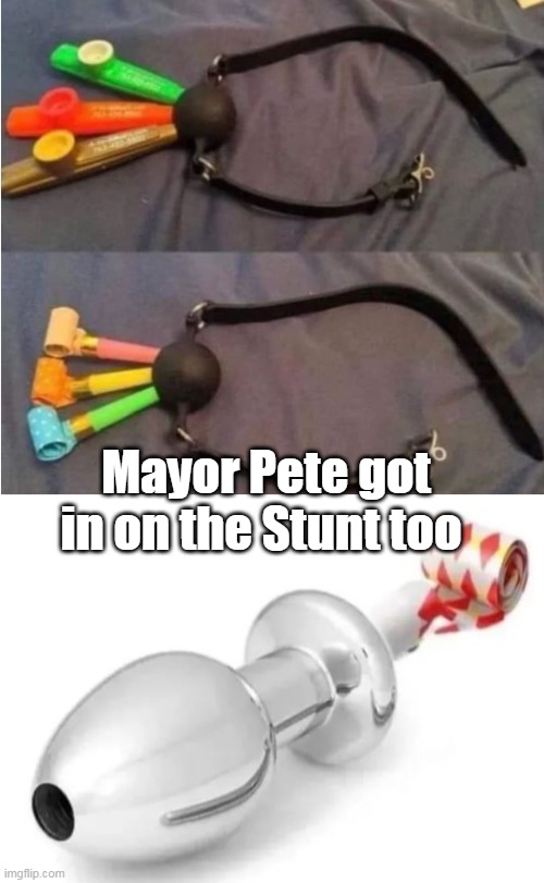 Mayor Pete got in on the Stunt too | made w/ Imgflip meme maker