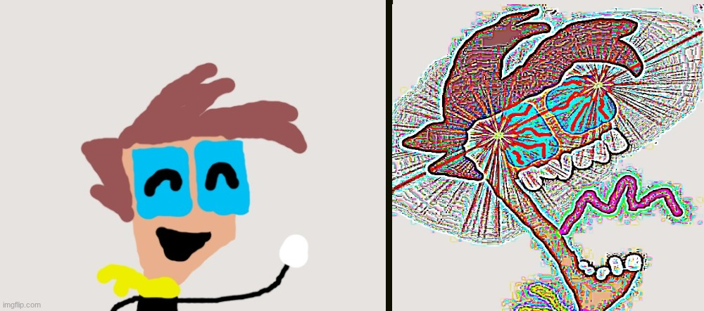 CT happy then screams (remastered) Blank Meme Template