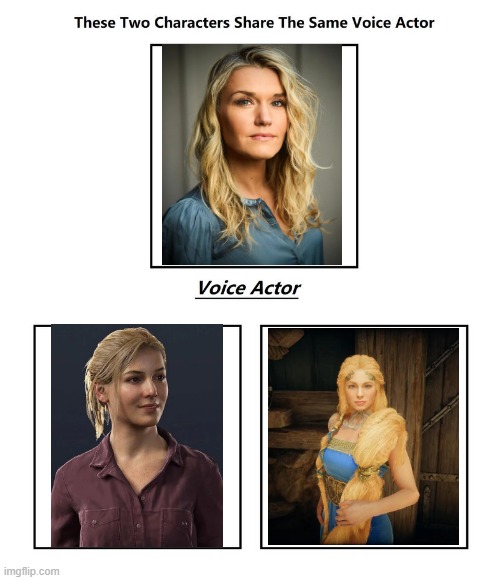 Emily Rose | image tagged in same voice actor,emily rose,god of war,uncharted,playstation | made w/ Imgflip meme maker