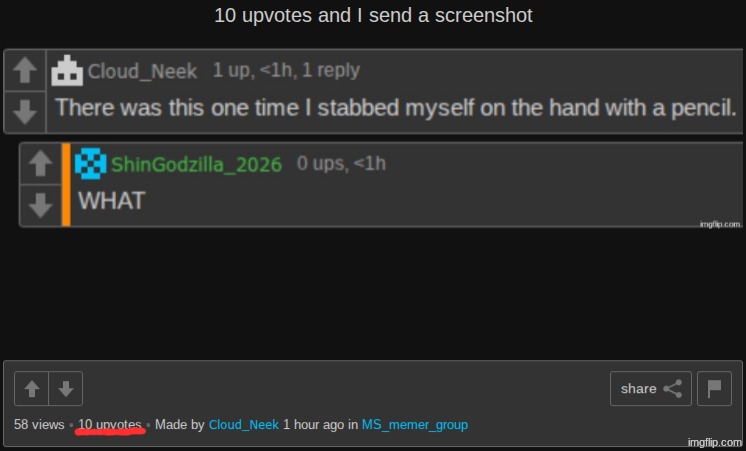 I don't want to post it, but at the same time, I feel bad for scamming everyone, but then again. It's just points. | made w/ Imgflip meme maker