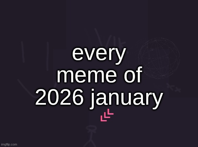 vik's image | every meme of 2026 january | image tagged in vik's image | made w/ Imgflip meme maker