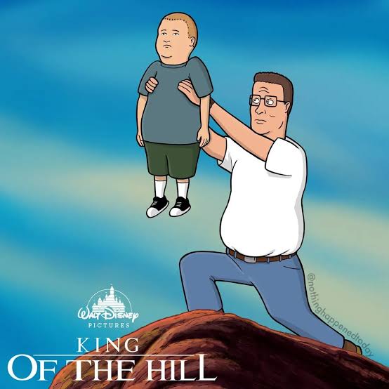 Hal holding Bobby Blank Meme Template