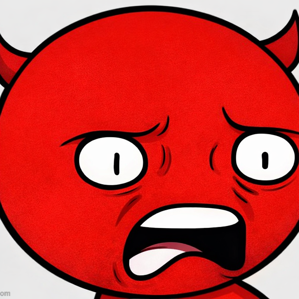 High Quality Satan Horrified Blank Meme Template