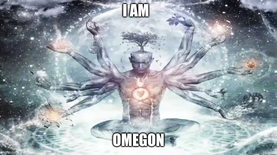 Woke Meditation Brain | I AM OMEGON | image tagged in woke meditation brain | made w/ Imgflip meme maker