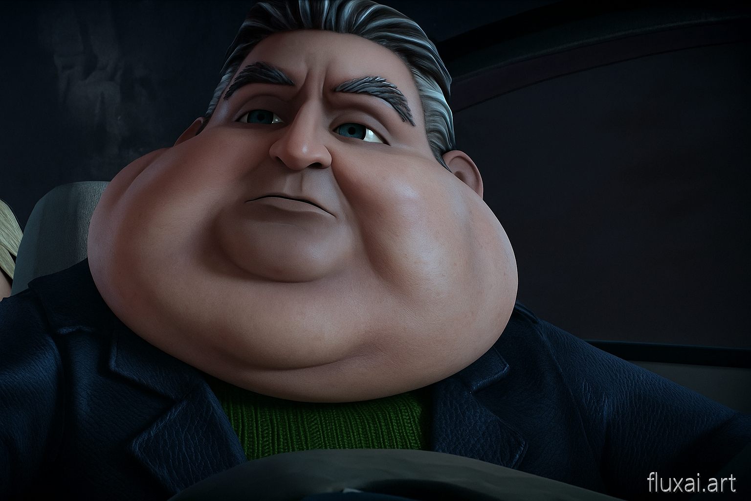 bigger morbidly obese aloysius parker Blank Meme Template