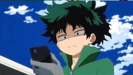 High Quality Deku phone Blank Meme Template