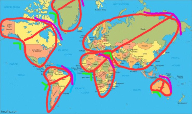 world map | image tagged in world map | made w/ Imgflip meme maker