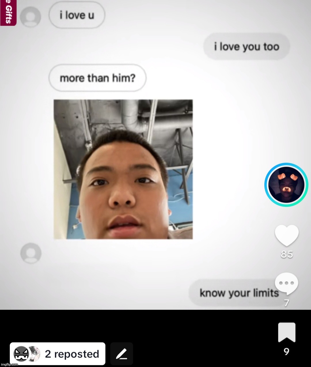 why did my friend post this | made w/ Imgflip meme maker