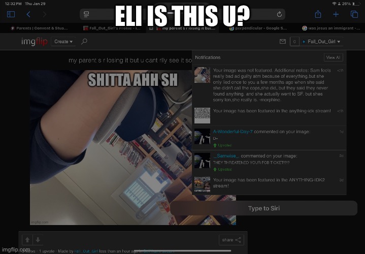 ELI IS THIS U? | made w/ Imgflip meme maker