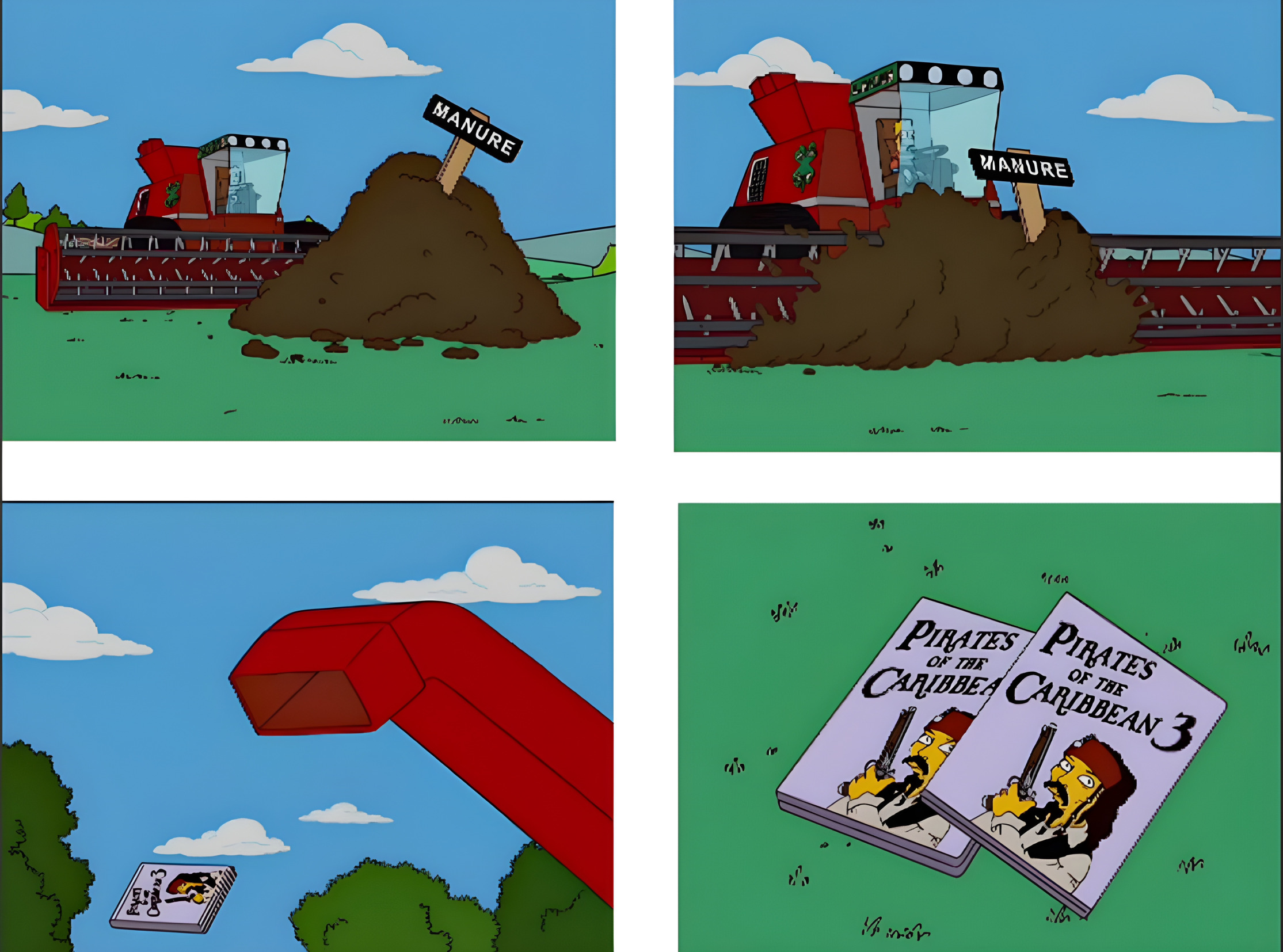 Simpsons Pirates Of The Caribbean 3 Blank Meme Template