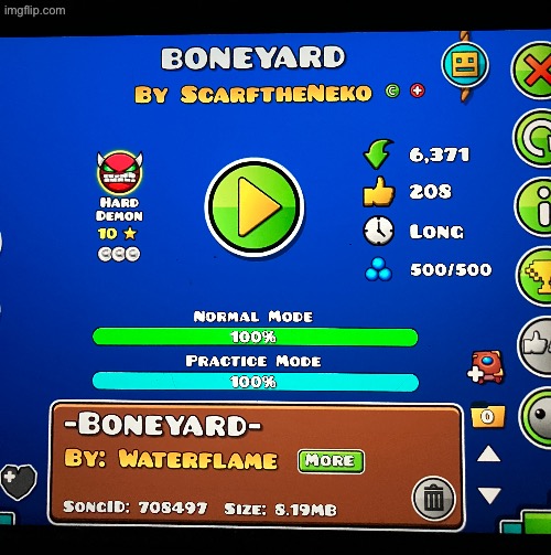 LETS GO, MY FIRST RATED DEMON LEVEL!!!! | made w/ Imgflip meme maker