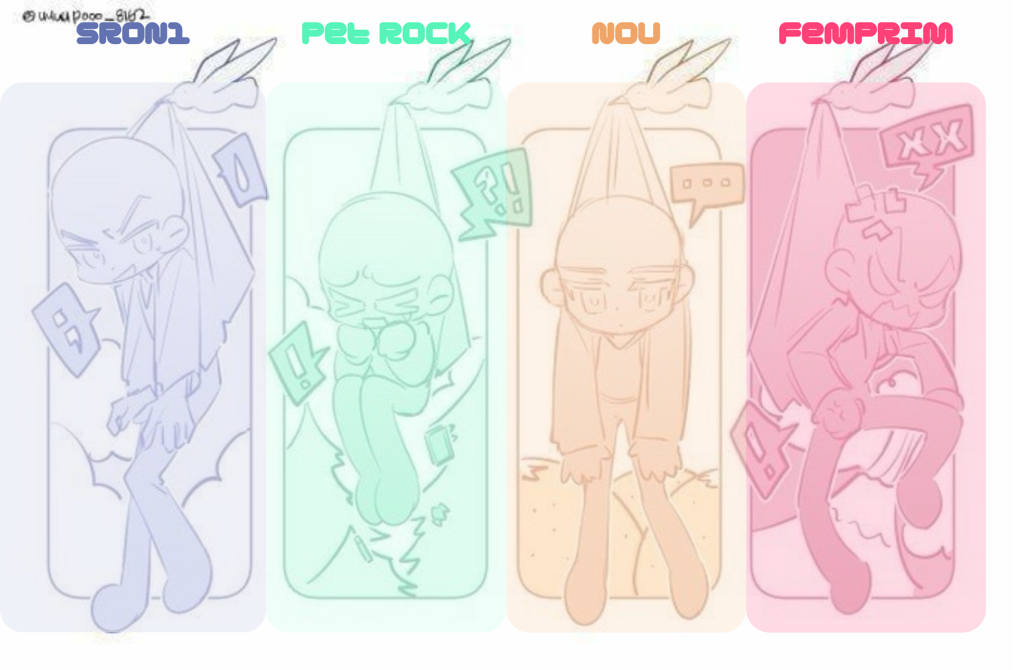 High Quality SRON1, Pet Rock, NoU and FemPrim's shared temp!!! Blank Meme Template