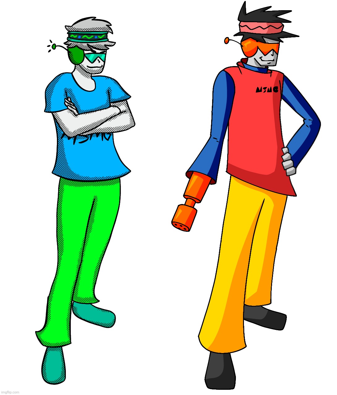 Glow up or glow down for the msmg mascot (right is new) | image tagged in msmg official mascot jeremy | made w/ Imgflip meme maker