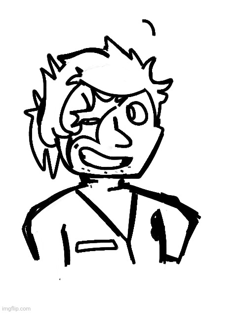 Gn chat. This is Morgan, aka the human where my funny robot oc xal's brain comes from, aka basically xal without trauma | made w/ Imgflip meme maker