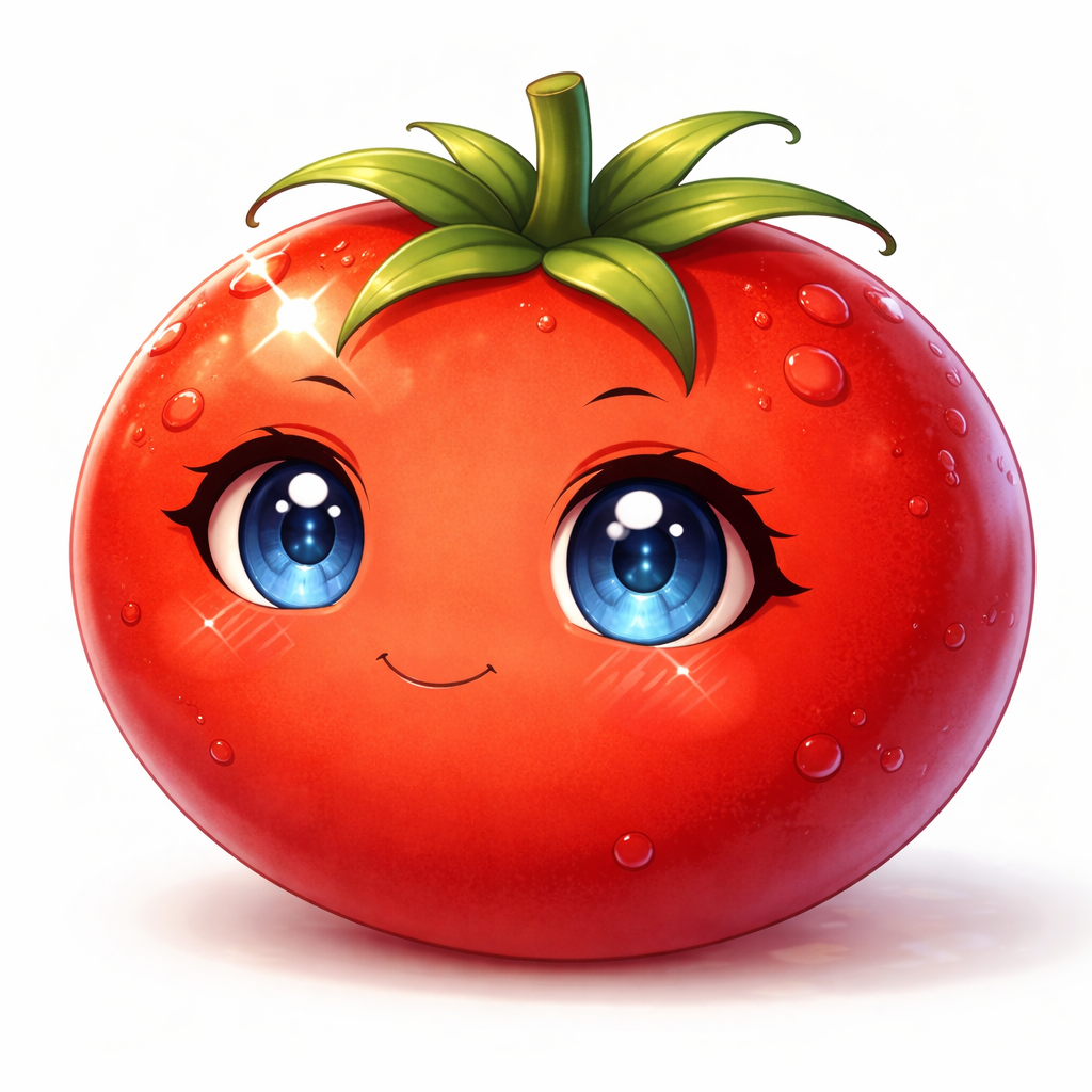 Anime tomato Blank Meme Template