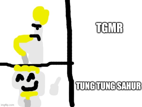Spaghetti tualetti hotline bling | TGMR; TUNG TUNG SAHUR | image tagged in spaghetti tualetti hotline bling | made w/ Imgflip meme maker