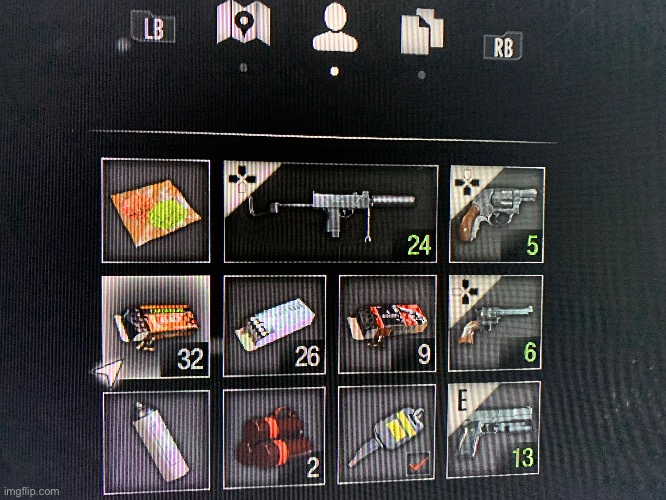 Why does RE2 give Claire 3 pistols and then only give her ammo for the worst one | made w/ Imgflip meme maker