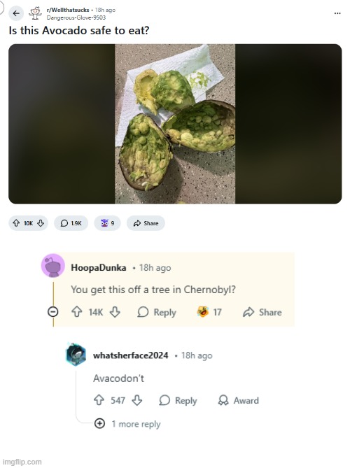image tagged in avocado,tree,chernobyl,don't | made w/ Imgflip meme maker
