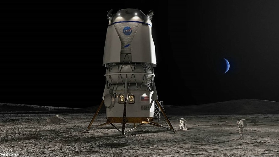 SpaceX Starship Human Landing System concept