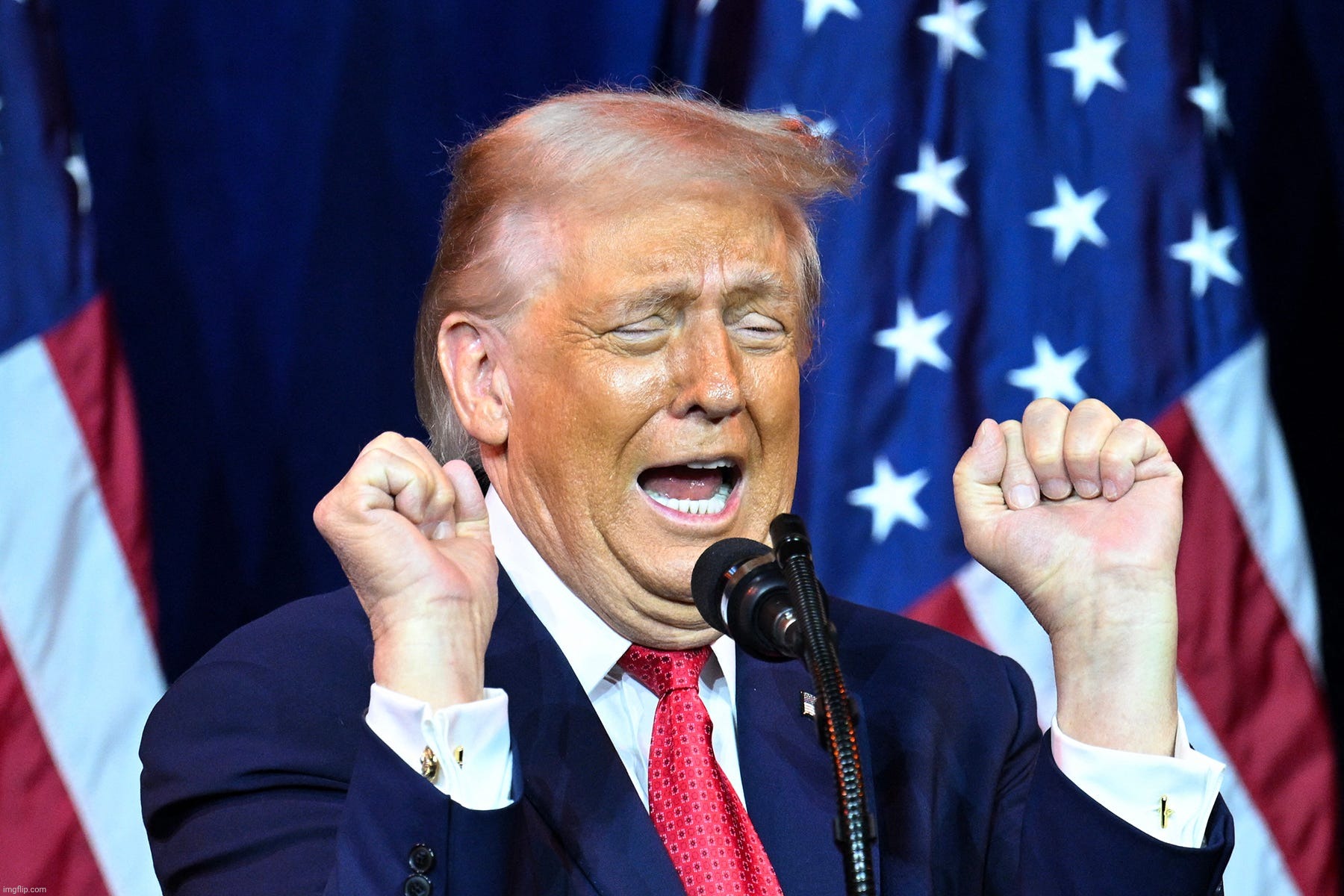 Trump having a hissy fit | image tagged in trump | made w/ Imgflip meme maker