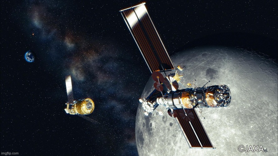 Connected lunar habitat structures