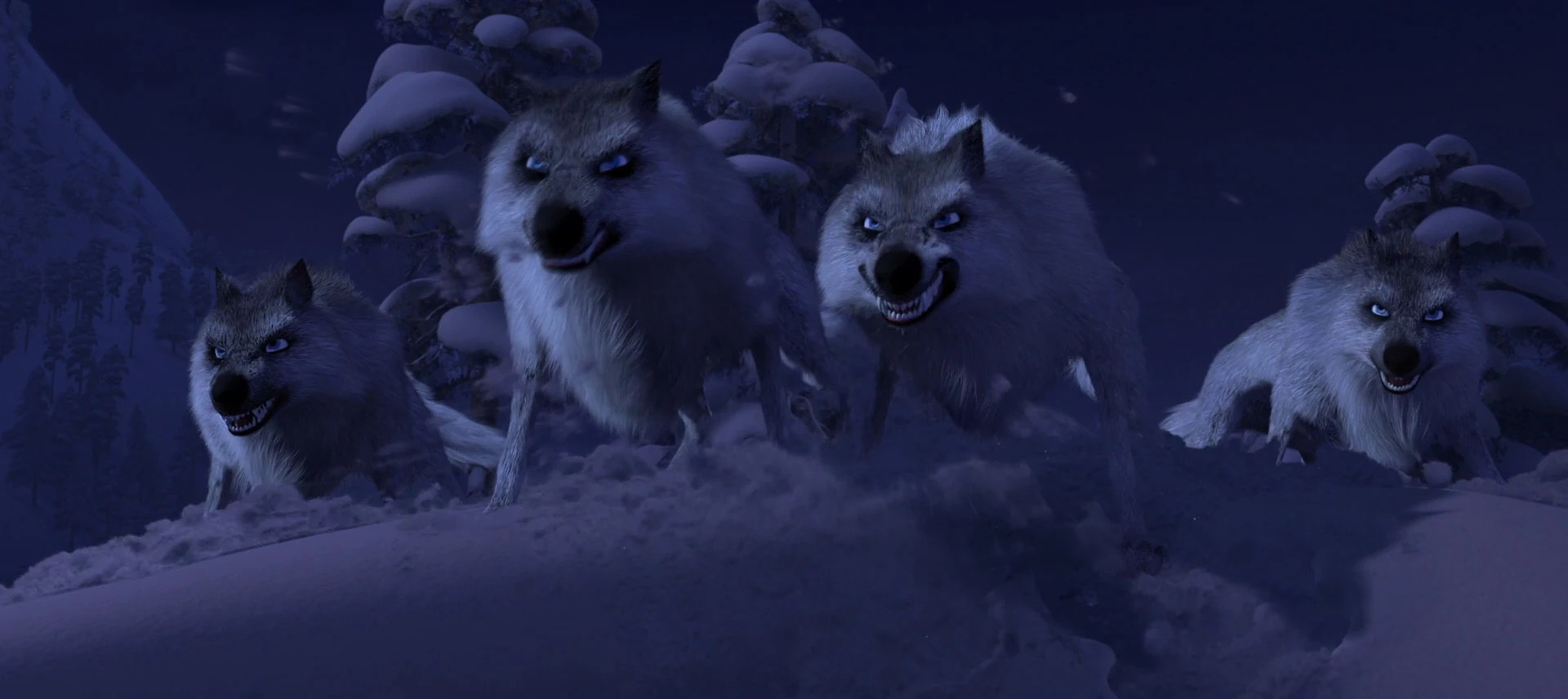 Wolves from Frozen Blank Meme Template