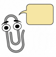 Annoying paperclip Blank Meme Template