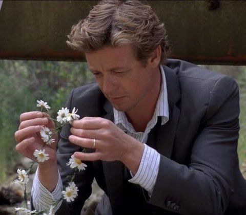 patrick jane collecting flowers Blank Meme Template