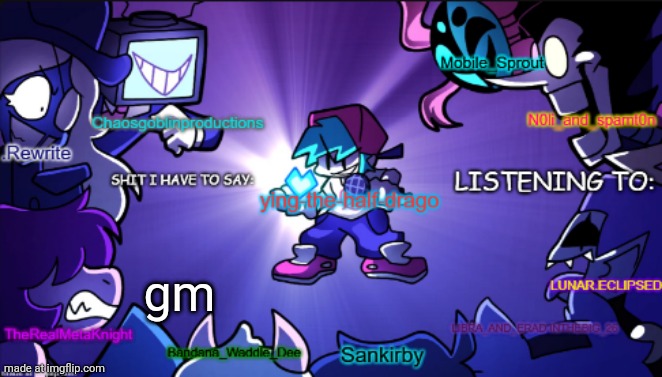 big ass shared temp | gm | image tagged in big ass shared temp | made w/ Imgflip meme maker