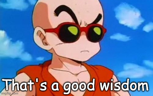 That is good wisdom Blank Meme Template