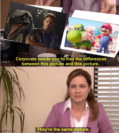 It's a me, Prattio | image tagged in memes,they're the same picture | made w/ Imgflip meme maker