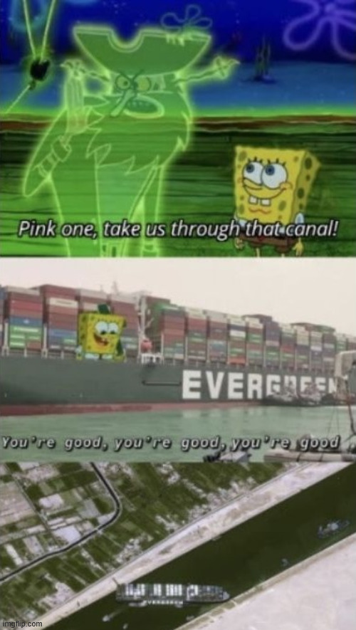 This never gets old | image tagged in ship,spongebob,memes,lattice climbing,funny,latticeclimbing | made w/ Imgflip meme maker